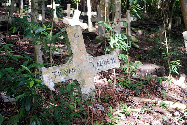 Ancien cimetière des lépreux d'Orofara, Mahina © Tahiti Heritage