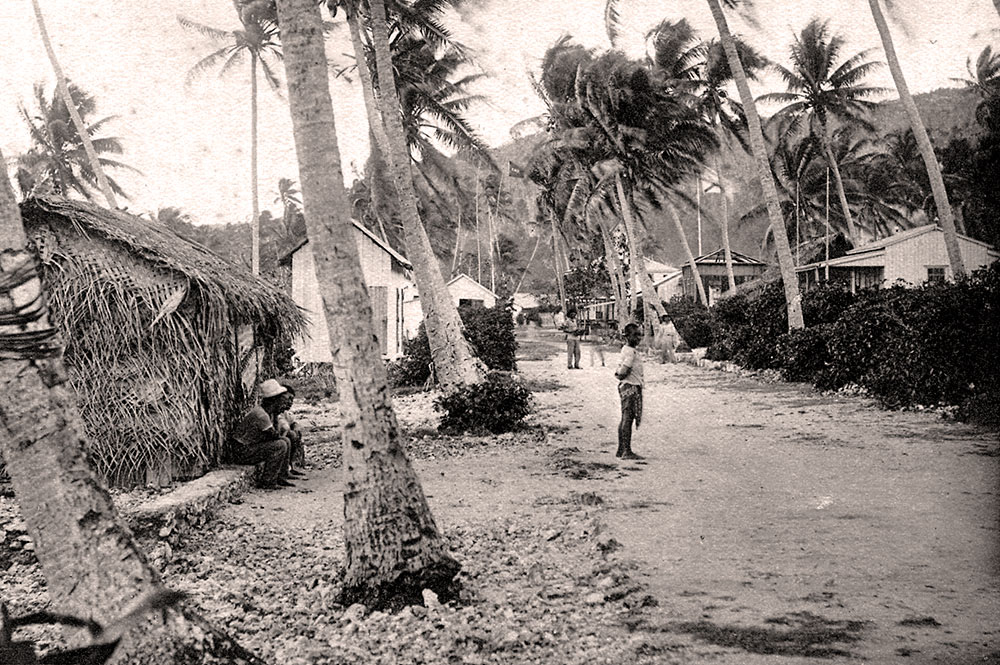 Village de Moumu à Makatea