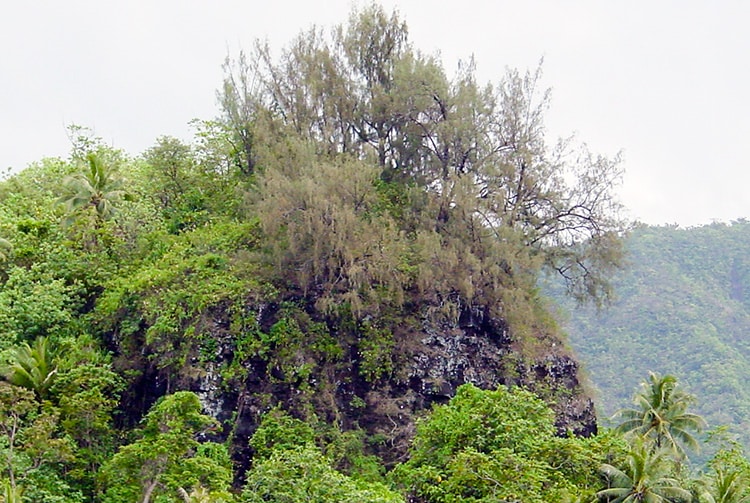 Grotte funéraire de Urupahu, Papara, Tahiti © Tahiti Heritage