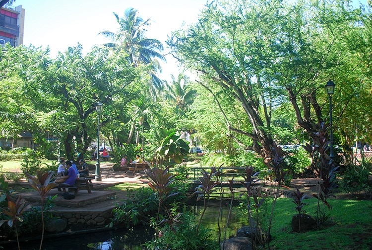 Parc Bougainville à Papeete, Tahiti © Tahiti Heritage