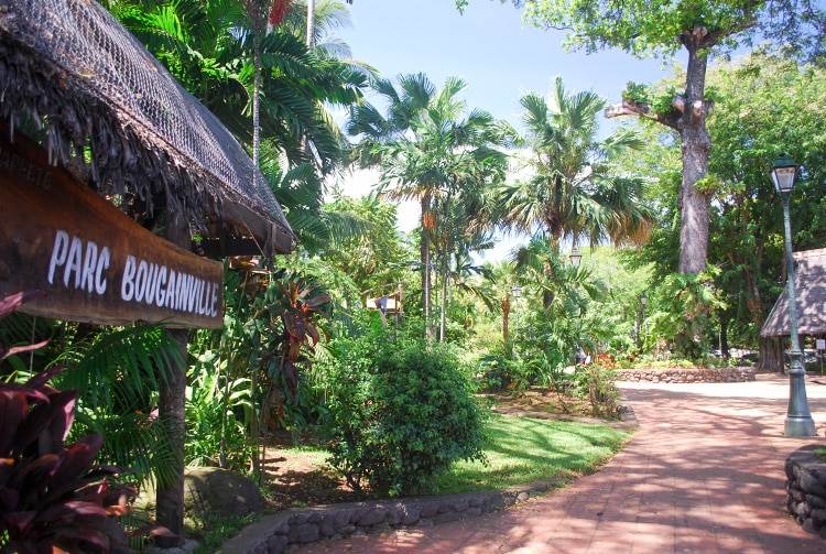 Parc Bougainville à Papeete, Tahiti © Tahiti Heritage