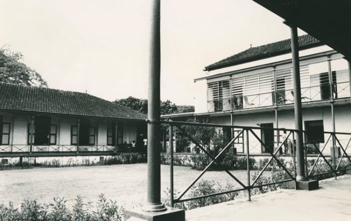 Ancien hôpital colonial Vaiami à Papeete.