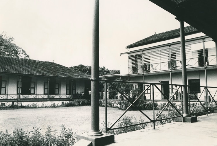 Ancien hôpital colonial Vaiami à Papeete.