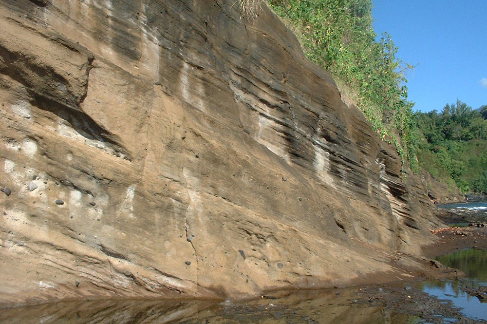 Géologie, la pointe du Tahara'a