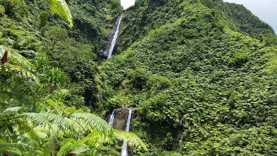 Cascades de la Faraura. Photo Chantal-Alexandre Tahiti Iti