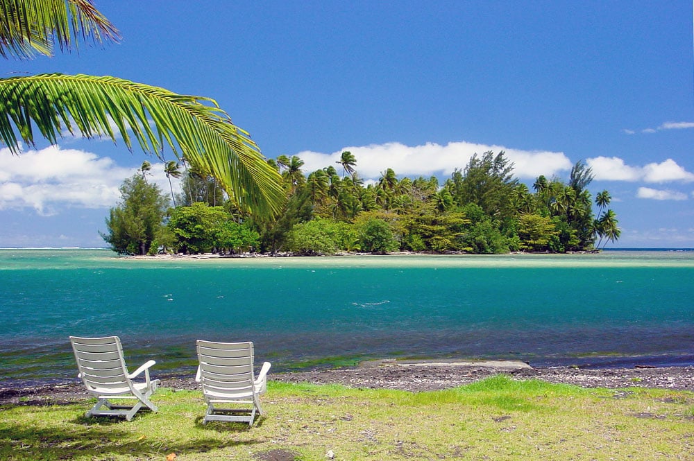 Motu Puuru à Mataeia Tahiti. © Tahiti Heritage