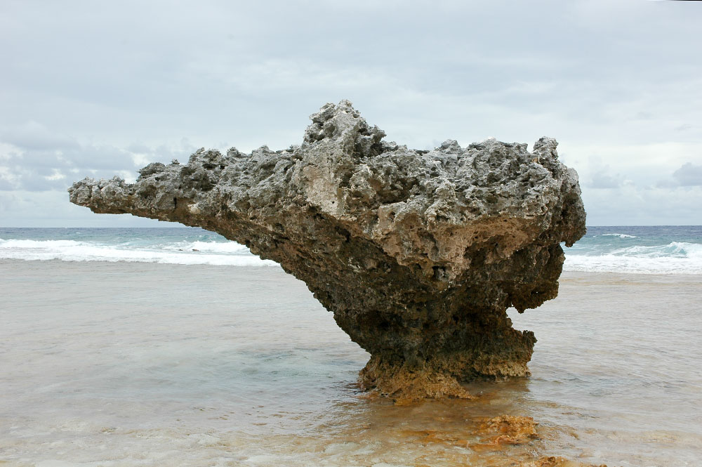 Ofai taunoa, rocher des tortues de Mataiva. © Tahiti Heritage / Claude Serra