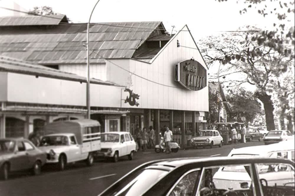 Le cinéma Bambou de Papeete en 1965