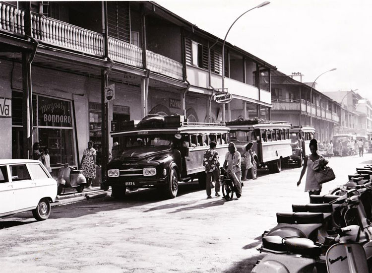 Le quartier du commerce en 1975