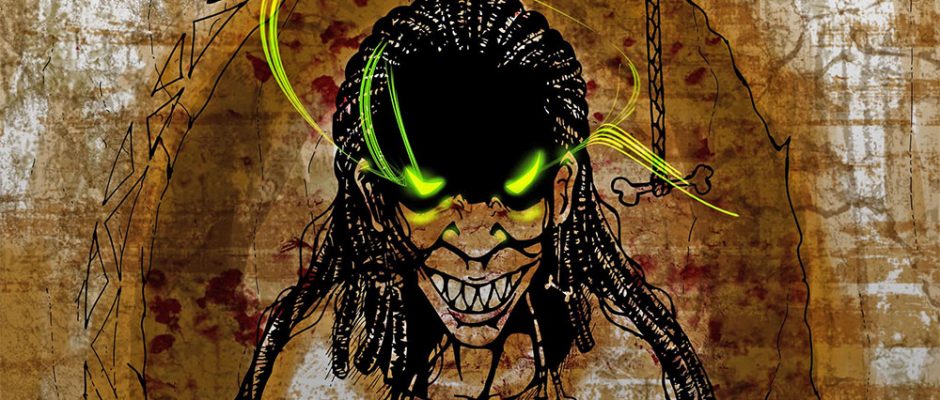 Sorcière de Tubuai (détail) .Illustration de Vashee