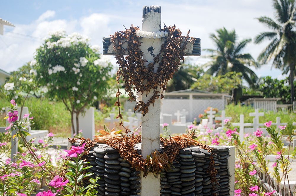 Cimetière de Tautira, Tahiti © Tahiti Heritage