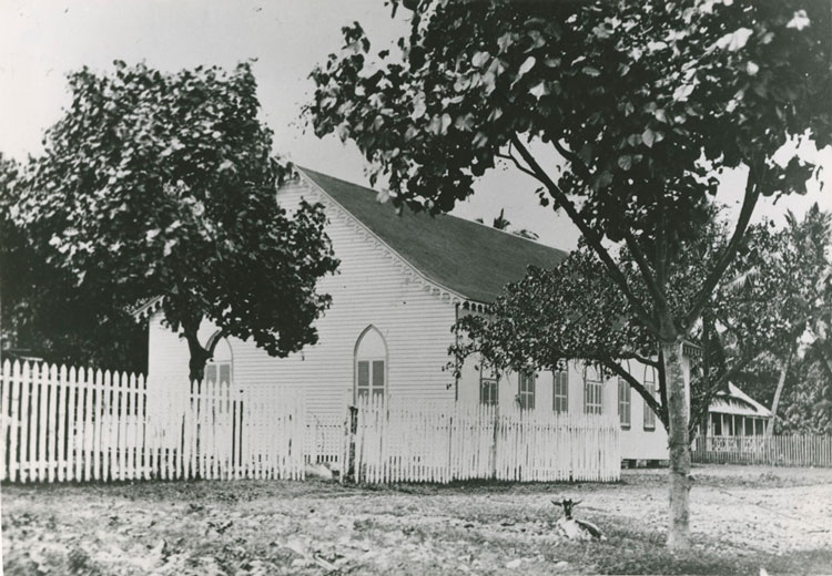 Le temple de Papeete en 1925