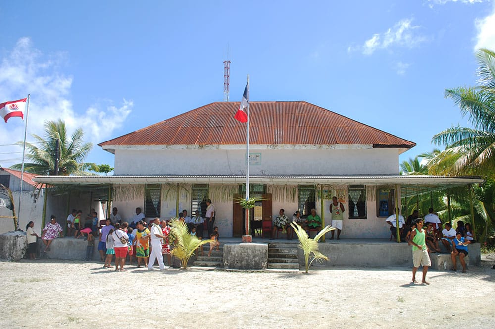 La mairie de Kauehi en 2013