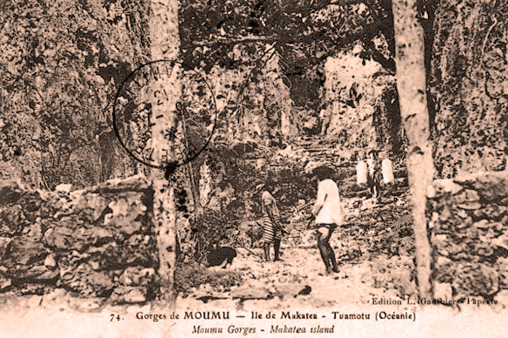 Gorges de Moumu, à Makatea. Photo Lucien Gauthier