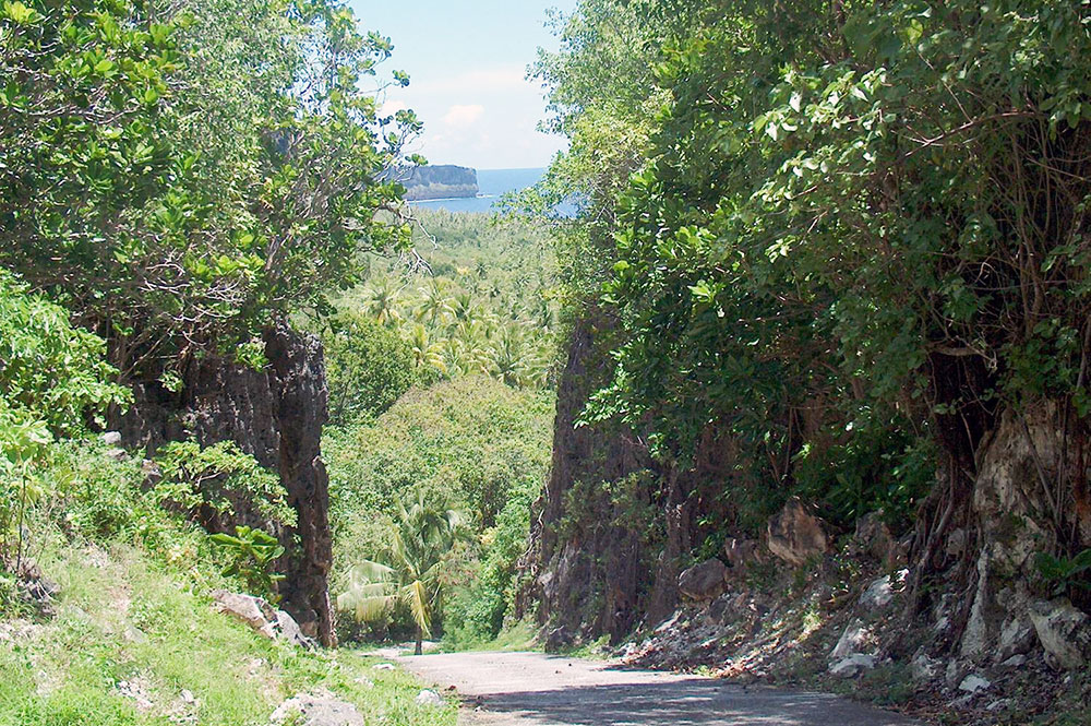 Route de Moumu à Makatea. © Tahiti Heritage