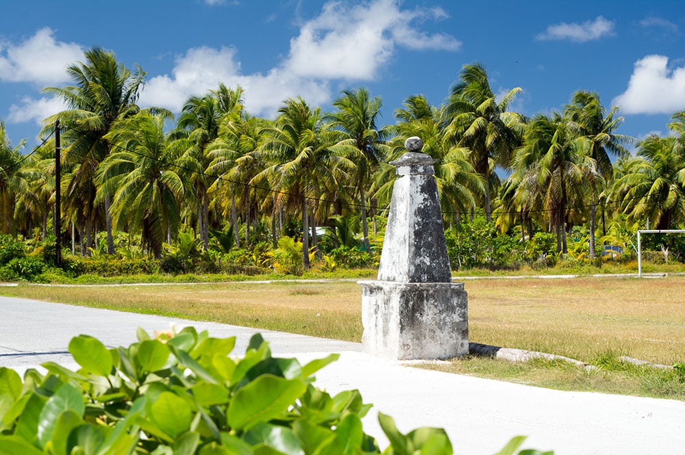 Monument à la gloire de Jeanne d'Arc à Avatoru, Rangiroa