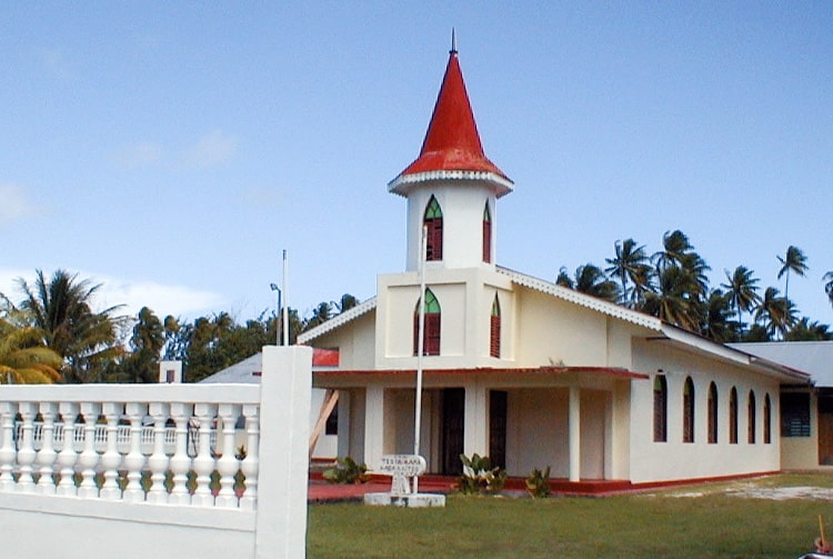 Eglise sanito de Tuherahera à Tikehau