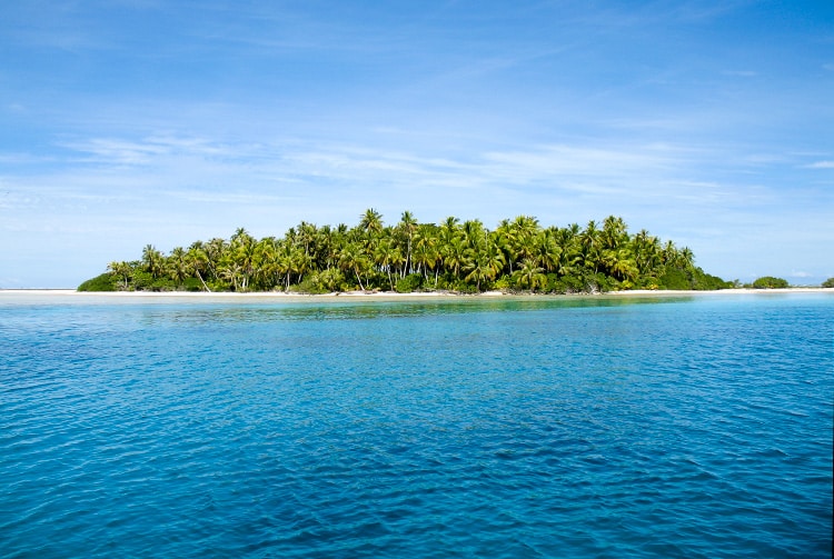 Motu Kiria, dît aux oiseaux à Fakarava. Photo Magali