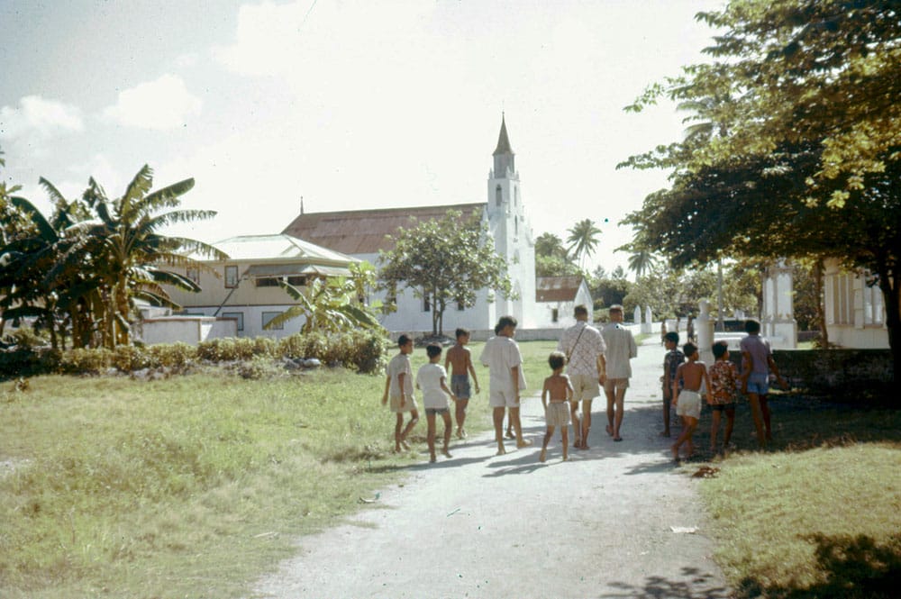 Eglise de Tiputa en 1958