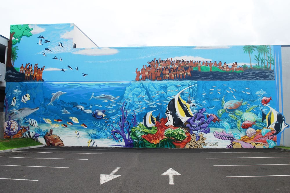 Fresque de Nemo, Arue, Tahiti