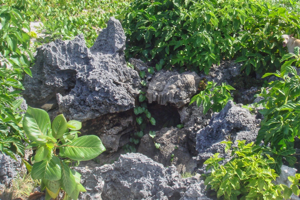 Grotte Opereue à Anaa © Tahiti Heritage