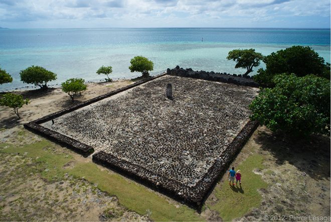 Marae Taputapuatea, Raiatea. Photo Pierre Lesage