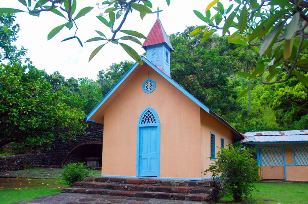 Chapelle de Hooumi à Taipivai, Nuku Hiva