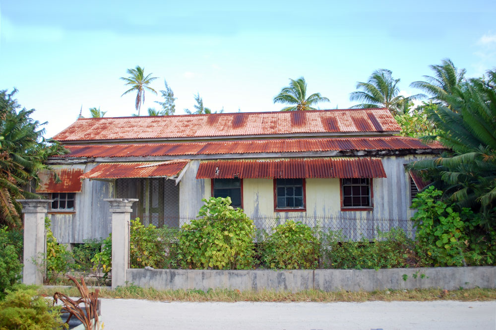 ancienne maison du village de Taena à Fangatau