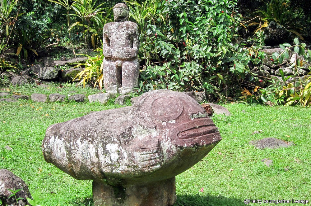 Tiki Takai à Puamau à Hiva Oa. Photo Heidy Baumgartner Lesage