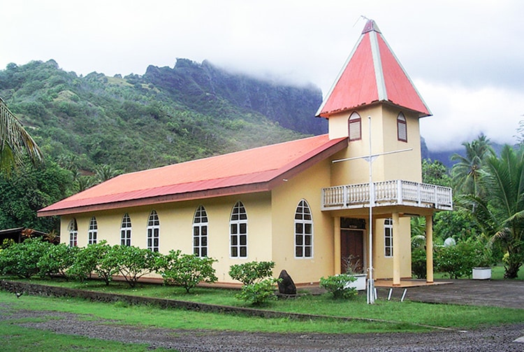 Temple d'Atuona, Hiva Oa, Marquises