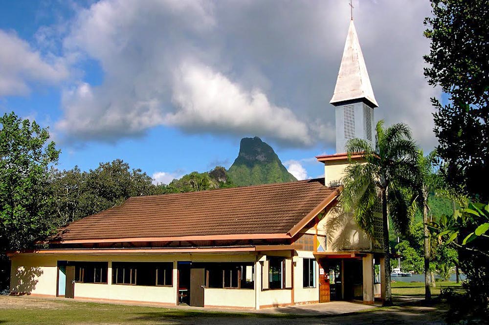 L'église St-Joseph de Paopao, Moorea