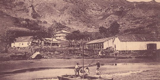 Baie de Taihoae à Nuku Hiva en 1918