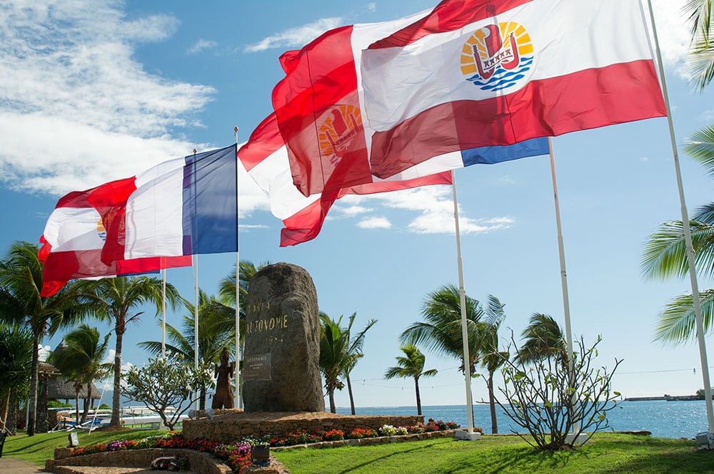 Monument de l'Autonomie, parc Paofai à Papeete