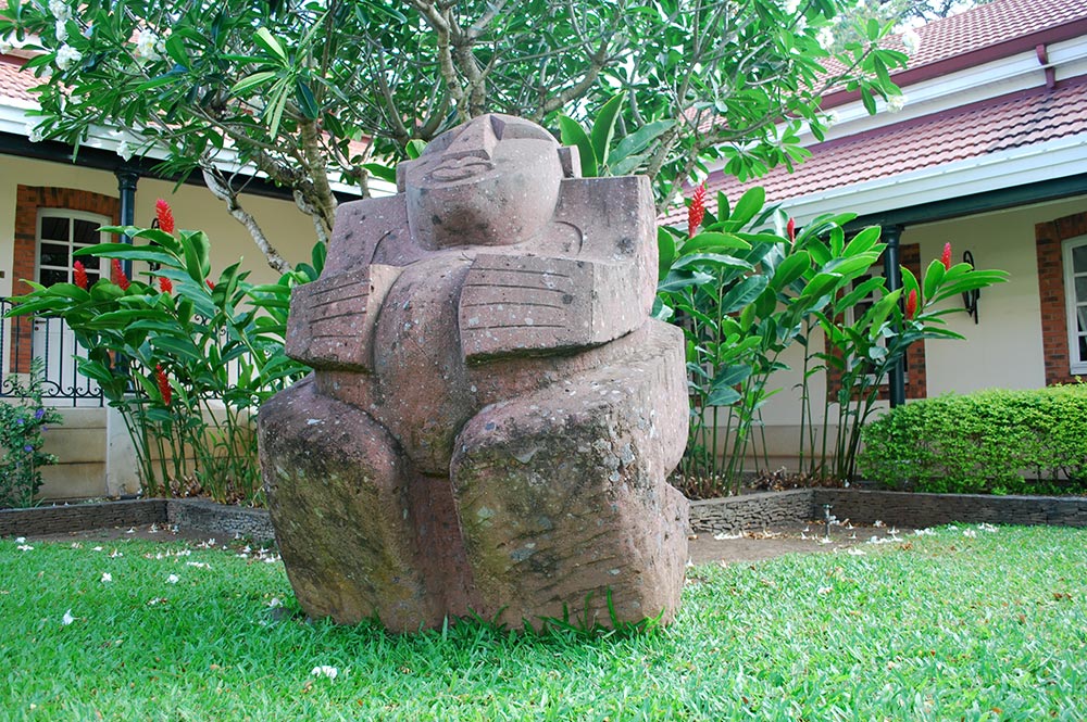 Tiki de la Présidence de la Polynésie française ©Tahiti Heritage