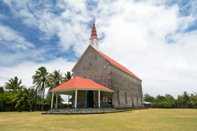 Eglise Notre-Dame de la Paix de Tautira. © Tahiti Heritage