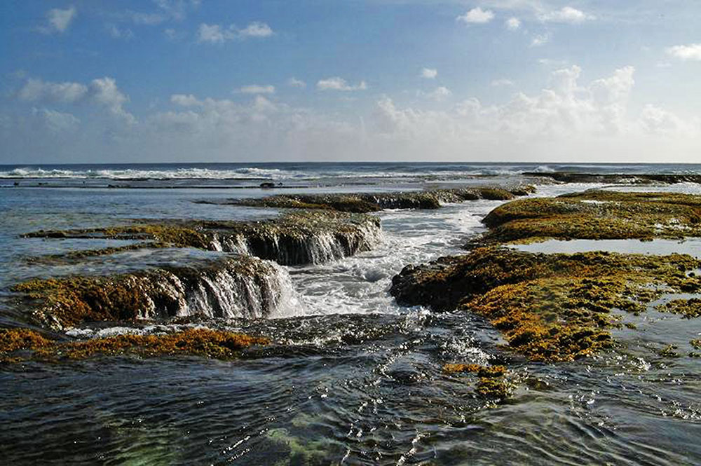 Trou du souffleur, Pupu'i de Narui, à Rurutu. Photo Collège de Rurutu