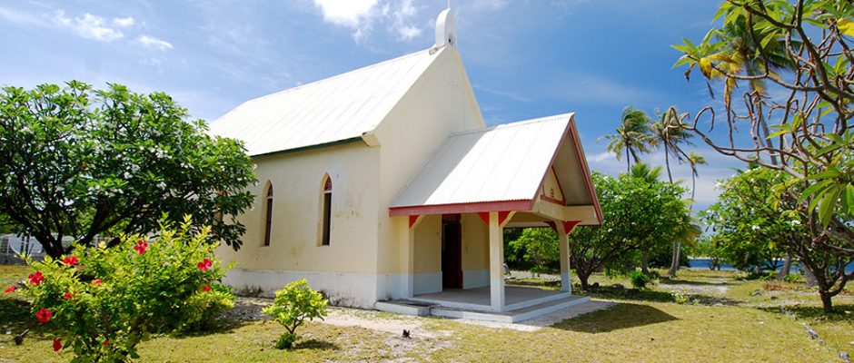 Eglise Maria O Te Hau de Tetamanu à Fakarava © Tahiti Heritage