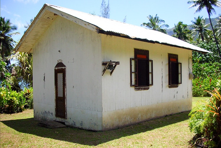 Temple de Puama, à Hiva Oa