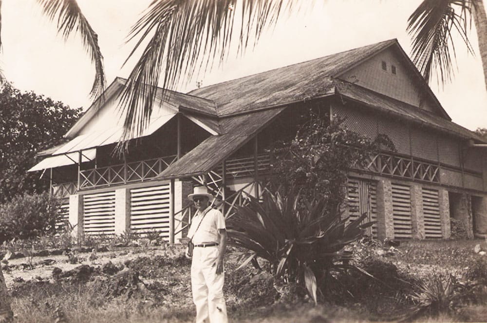 Maison du directeur des mines de Makatea. Col. Fayadat