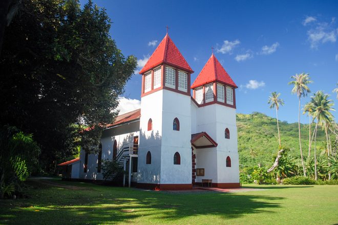 Eglise de Haapiti à Moorea © Tahiti Heritage / Olivier Babin