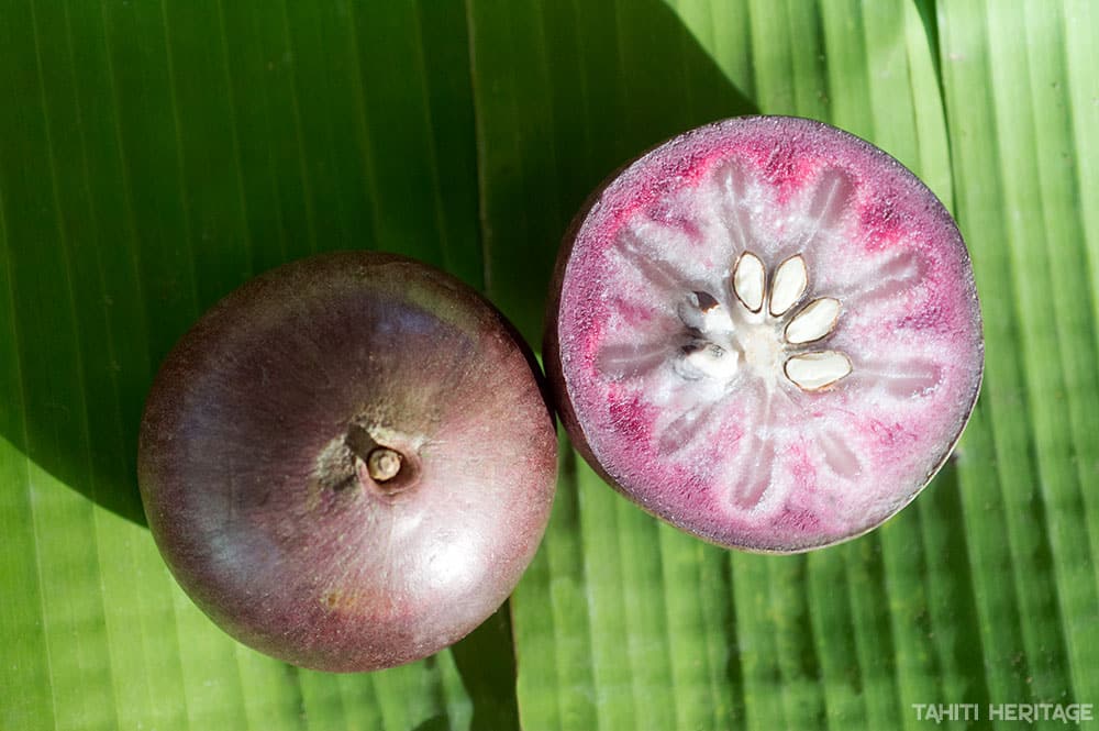 Caïmite, la pomme étoile tahitienne © Tahiti Heritage