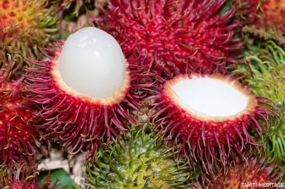 Fruits de Ramboutan de Tahiti 