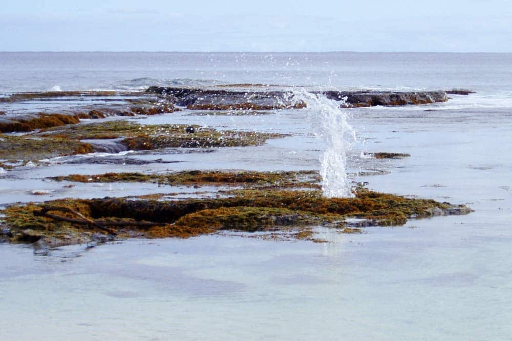 Trou du souffleur, Pupu'i de Narui, à Rurutu