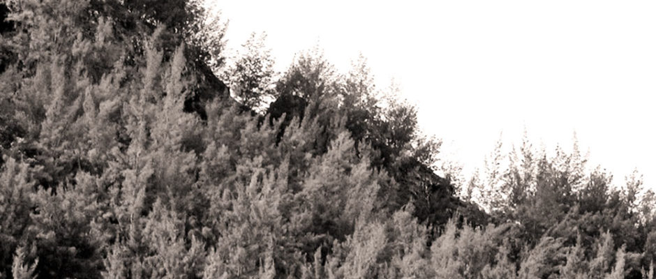 Précipice des suicidés, à Mangareva, © Tahiti Heritage