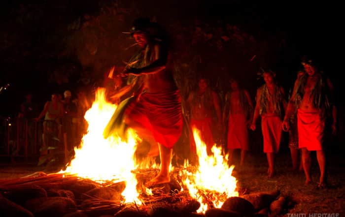 Marche sur le feu, Umu ti © Tahiti Heritage