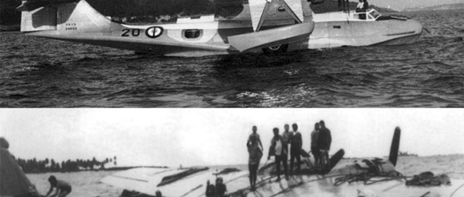 L'Hydravion Catalina 20 à Hikueru