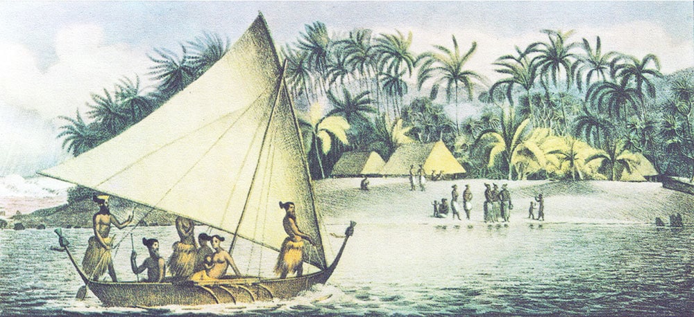 L'île Krusenstern, aujourd'hui Tikehau -Expédition de Louis Choris en 1816