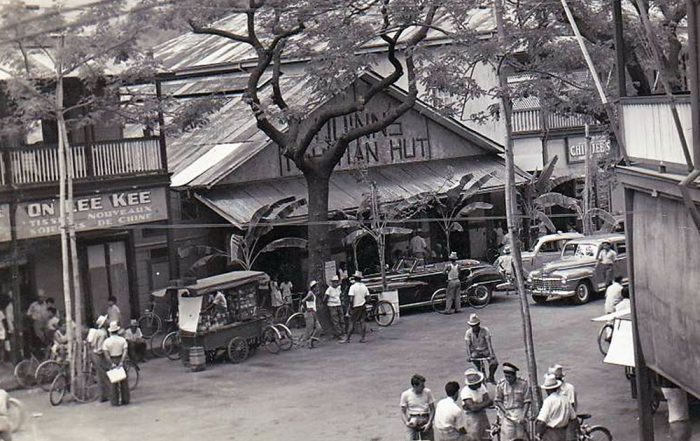 Le Quinn's Tahitian Hut, dancing à Papeete vers 1950. Photo Mackenzie