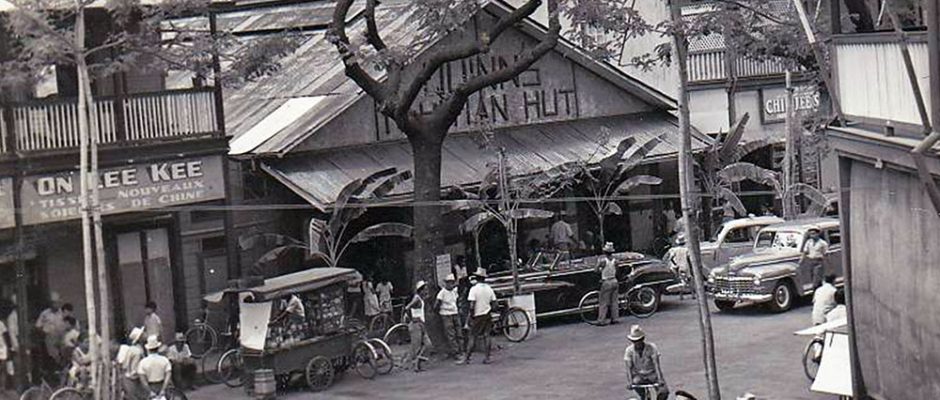 Le Quinn's Tahitian Hut, dancing à Papeete vers 1950. Photo Mackenzie