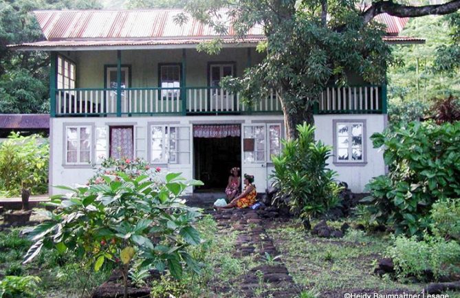 Maison Grelet, à Omoa, Fatu Hiva. Photo Heidy Baumgartner Lesage